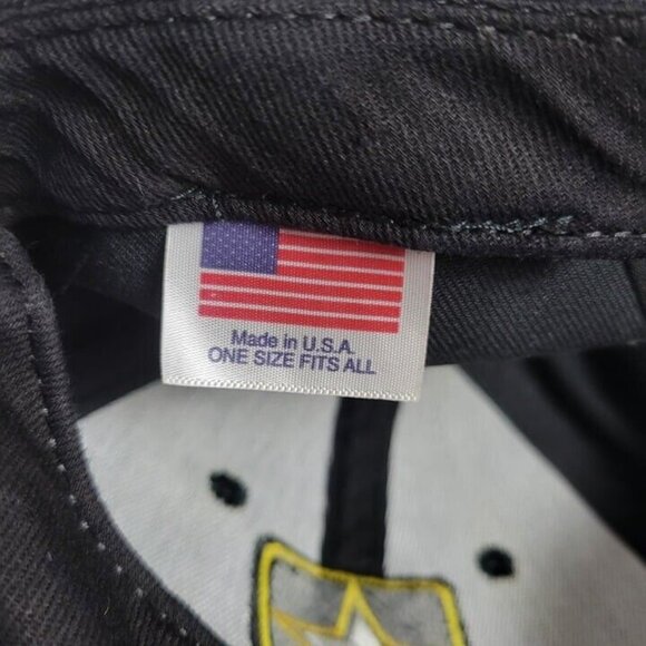 U.S. Army Hat Baseball Cap Embroidered Black Yellow Silver Unisex military OSFA - Picture 7 of 7